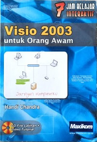 Image of 7 Jam Belajar Interaktif Visio 2003 untuk Orang Awam