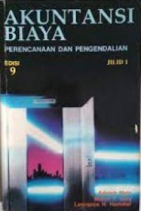 Image of Akuntansi Biaya Perencanaan dan Pengendalian Jilid 2 Edisi 9