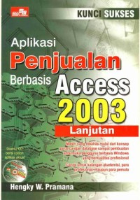 Image of Aplikasi Penjualan Berbasis Access 2003 Lanjutan