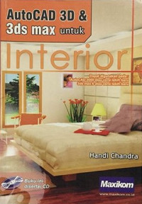 Image of AutoCAD 3D dan 3ds max untuk Interior