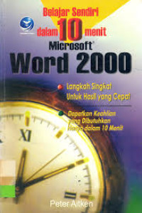 Image of Belajar Sendiri dalam 10 Menit Microsoft Access 2000