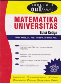 Image of Matematika Universitas, Edisi Ketiga
