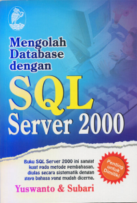 Image of Mengolah Database dengan SQL Server 2000