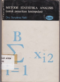 Image of Metode Statistika Analisis (untuk Penarikan Kesimpulan)