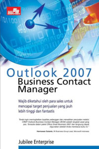 Image of Outlook 2007 Business Contact Manager
