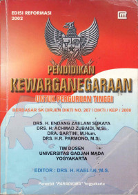 Image of Pendidikan Kewarganegaraan  : Untuk Perguruan Tinggi