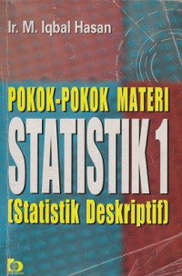 Image of Pokok-Pokok Materi Statistik 1 : Statistik Deskriptif